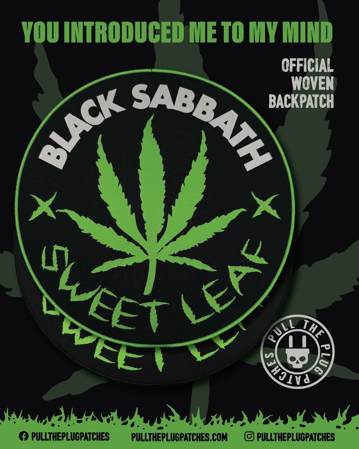 Black Sabbath - Sweet Leaf - Backpatch