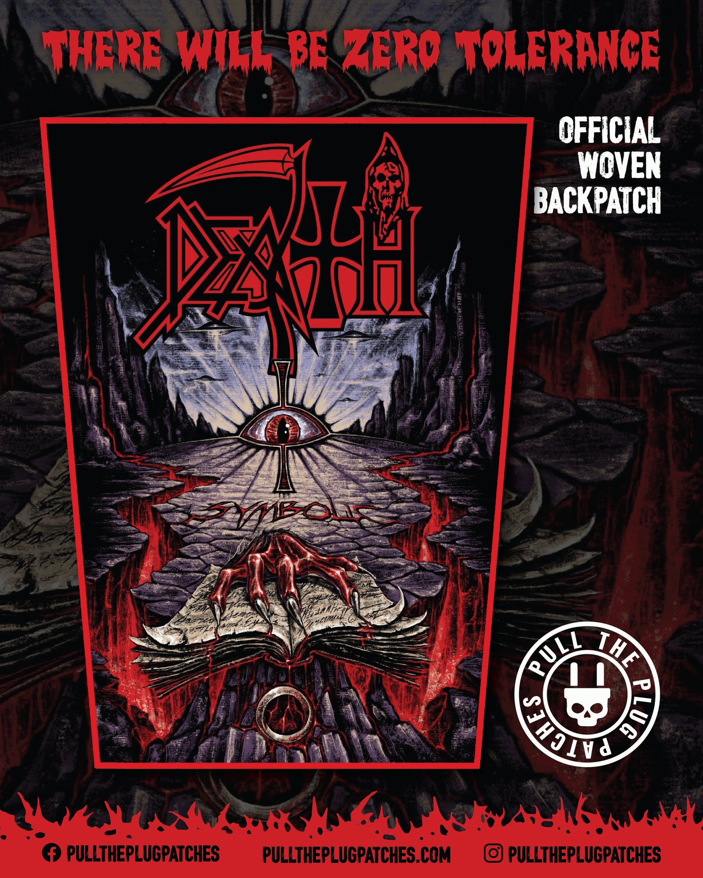 Death - Symbolic x Exclusive Noah Cutter Meihoff Art - Backpatch