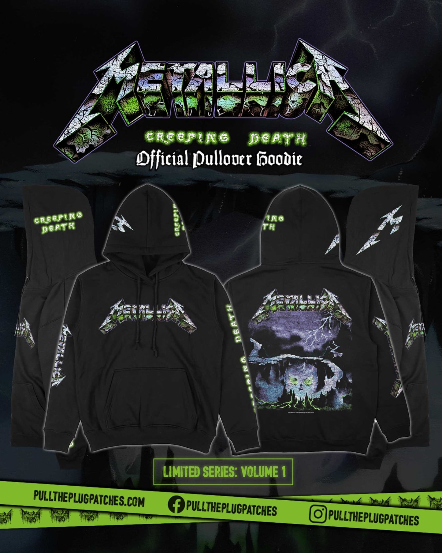 Metallica - Creeping Death - Deluxe Pullover Hoodie