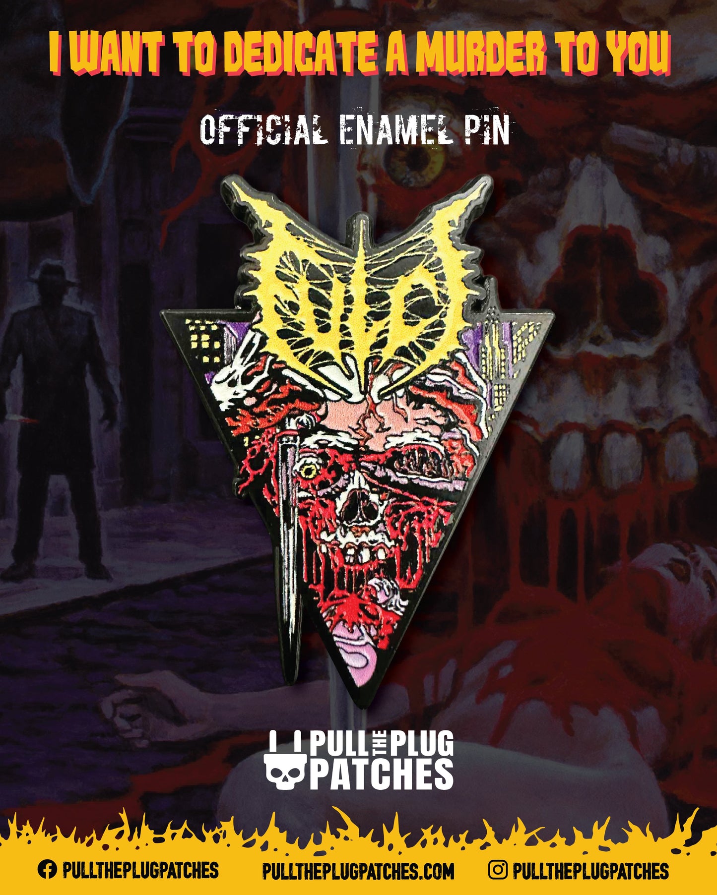 Fulci - Duck Face Killings - Pin