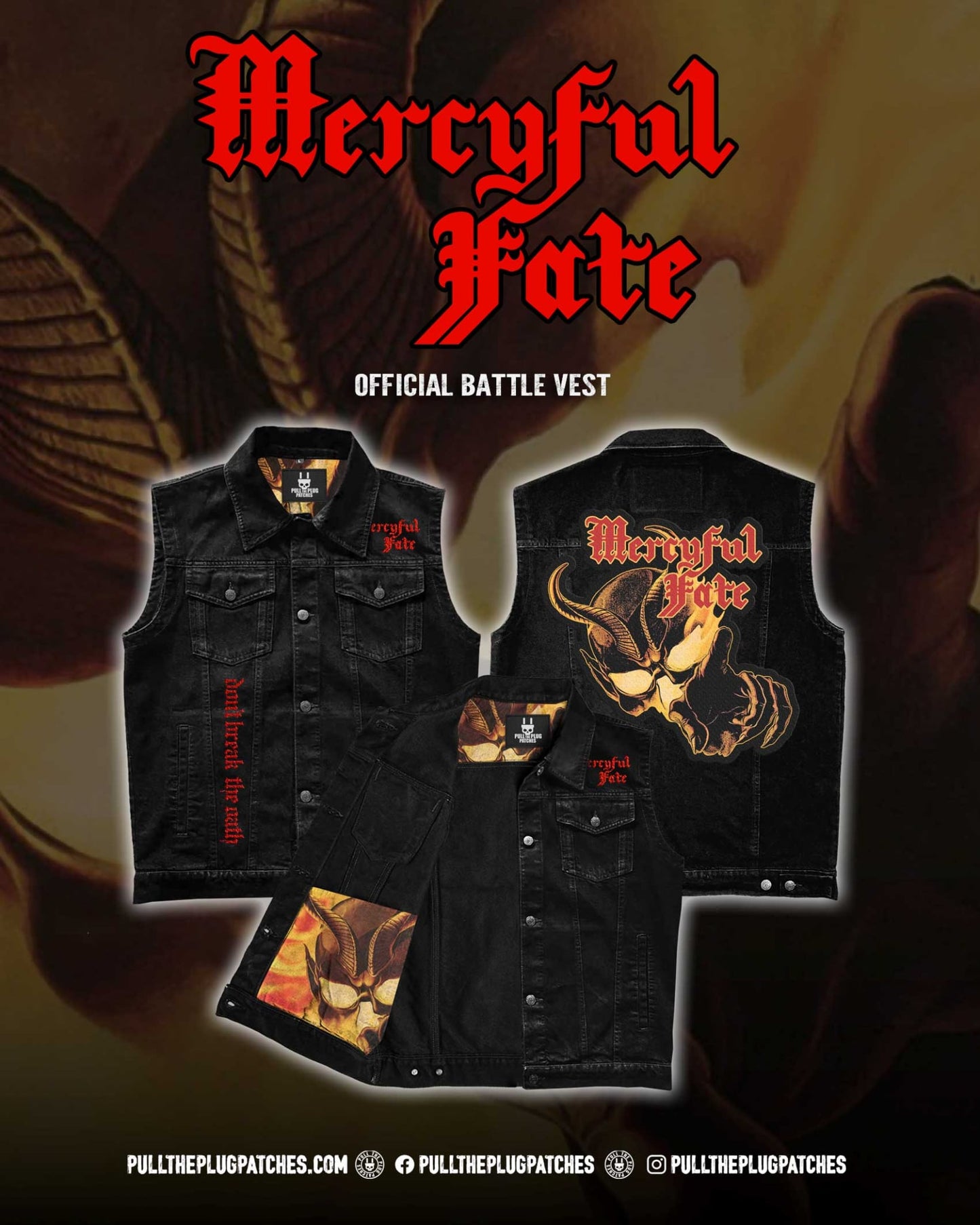 Mercyful Fate - Dont Break The Oath - Vest (Limited Edition)