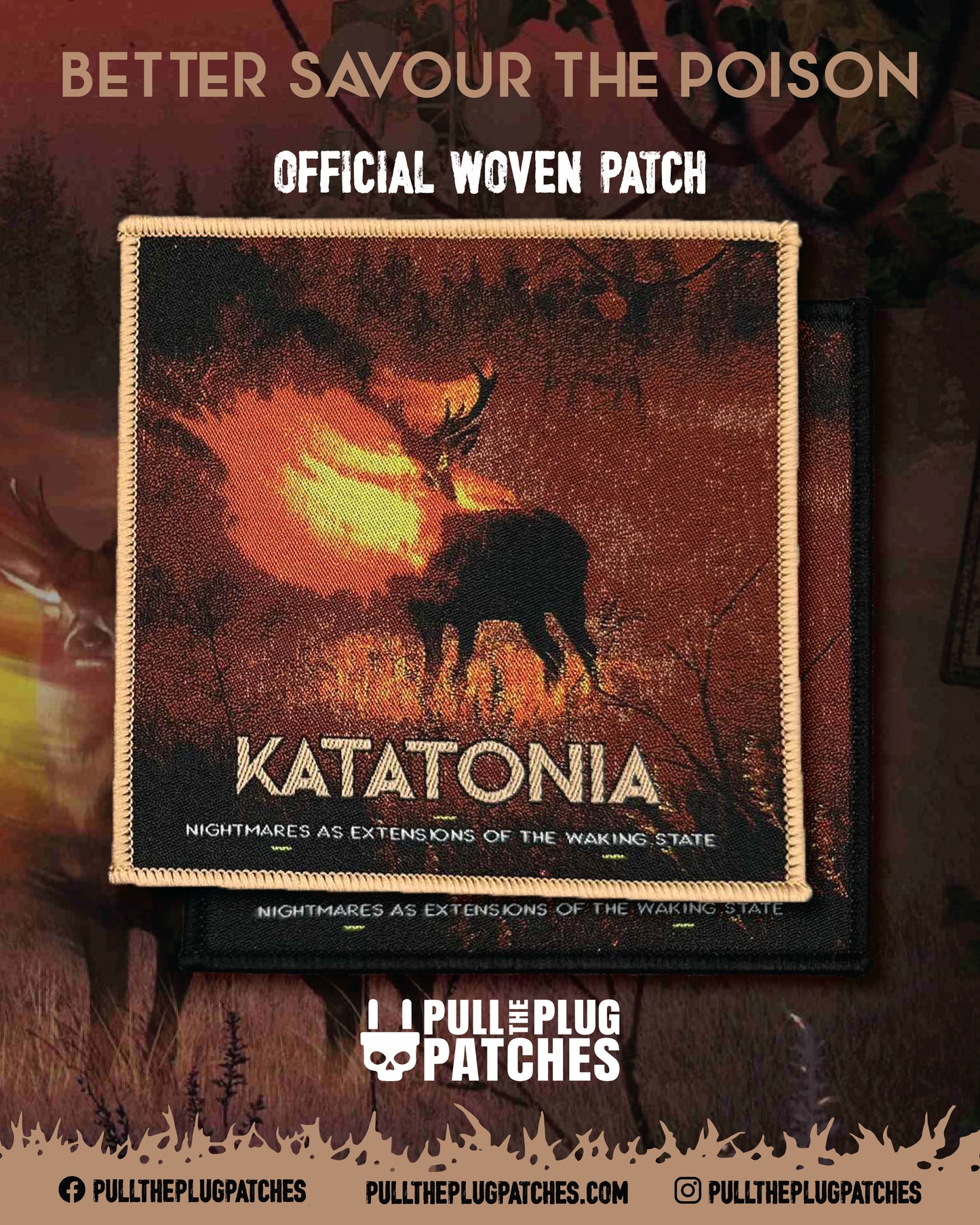 Katatonia - Nightmares as Extensions of the Waking State - Square Patch