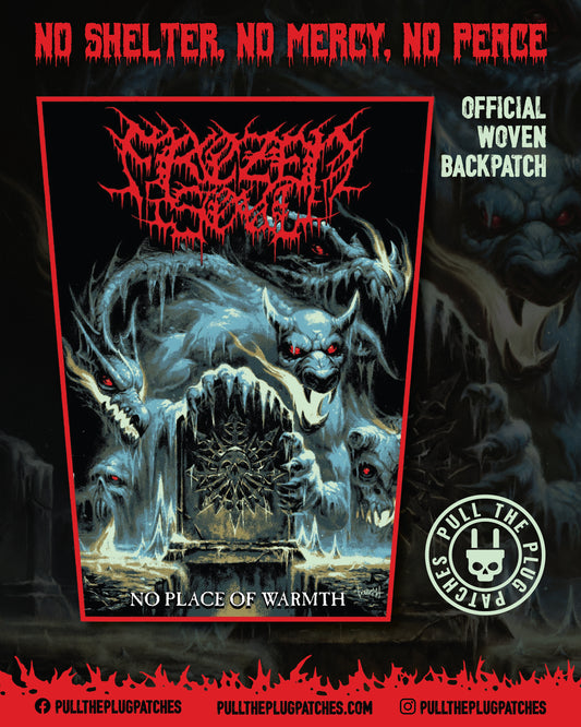 Frozen Soul - No Place of Warmth - Backpatch