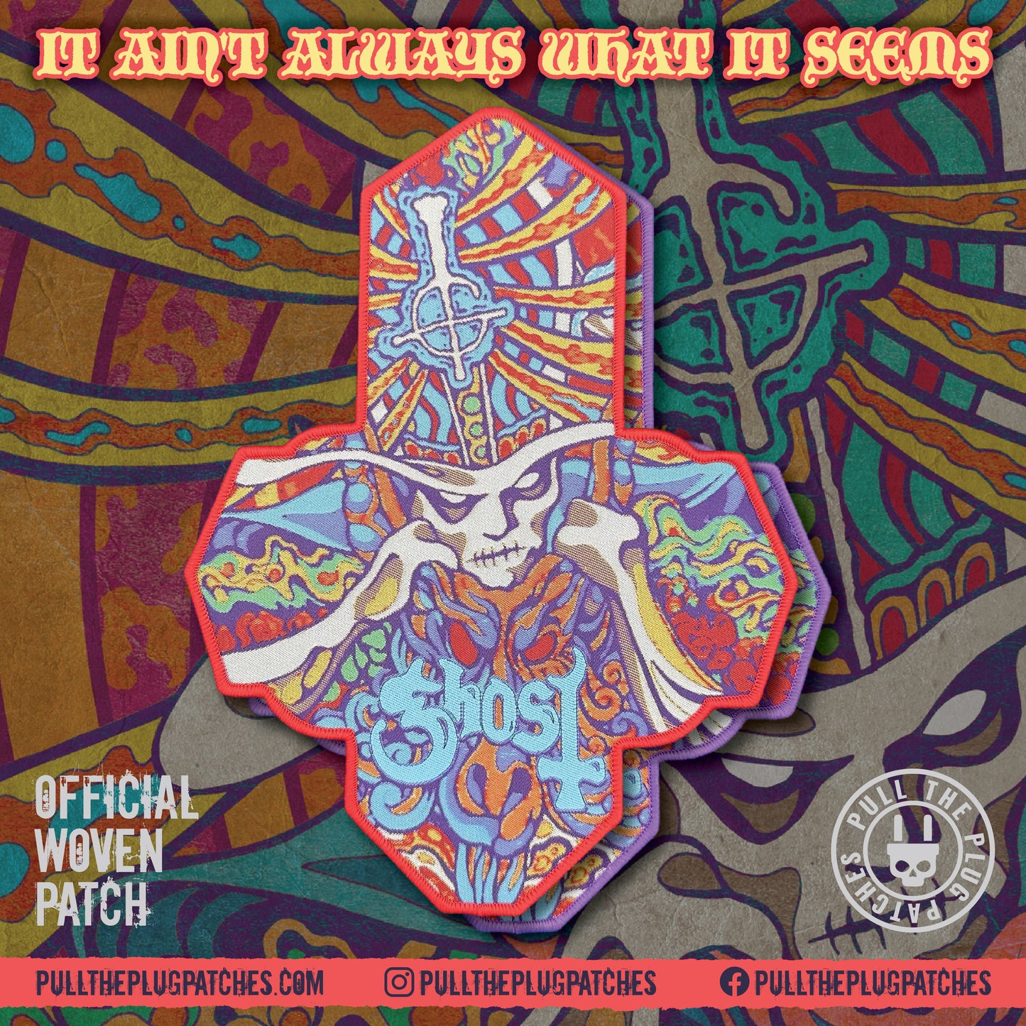 Ghost - Seven Inches Of Satanic Panic- Oversize Patch