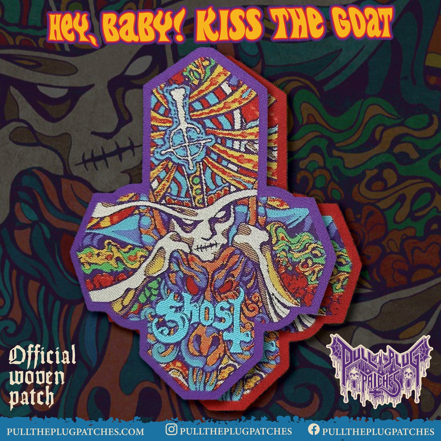 Ghost - Seven Inches of Satanic Panic - Patch