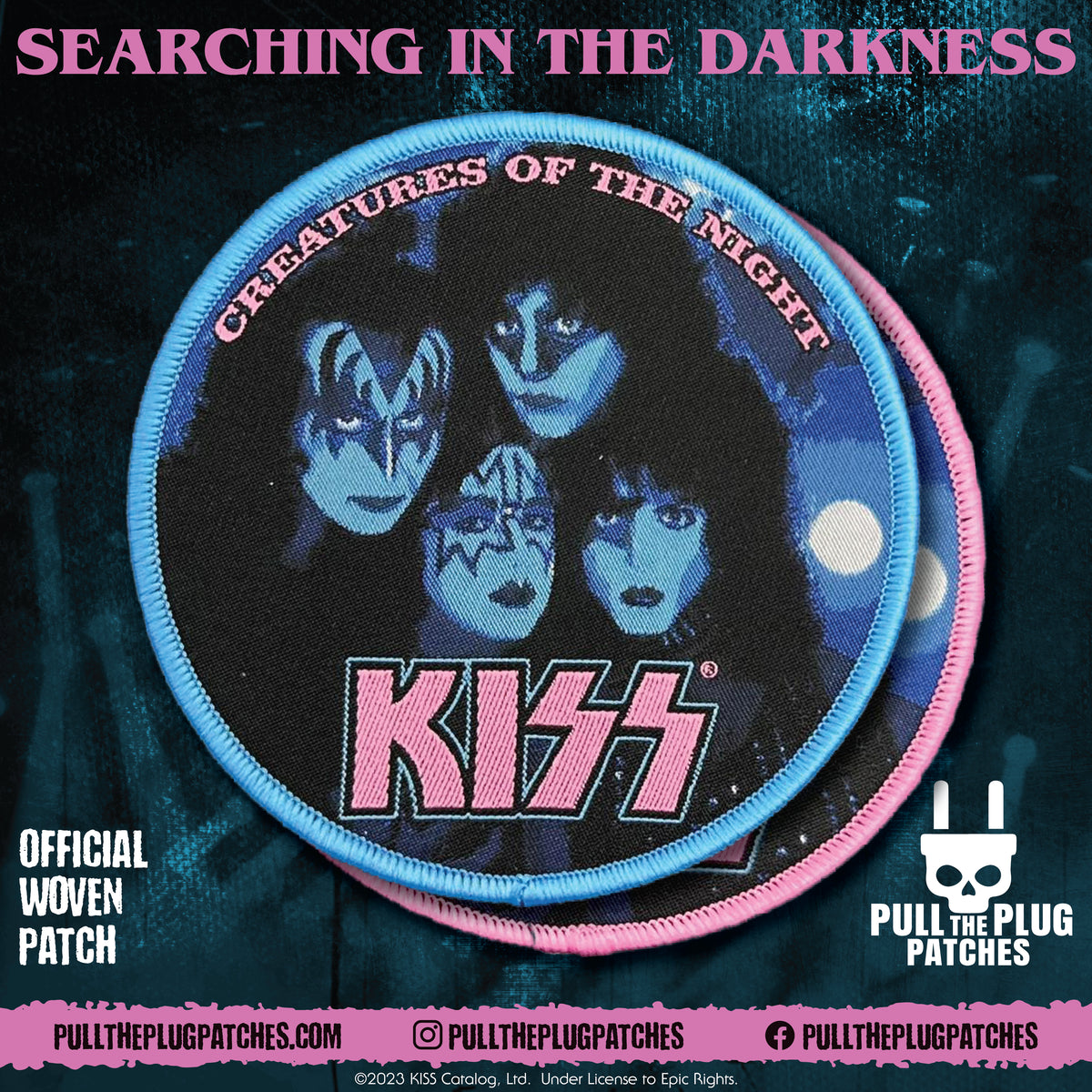 Maglietta Manica Lunga Nera KISS Creatures Of The Night - Nuova Vintage - Foto 6