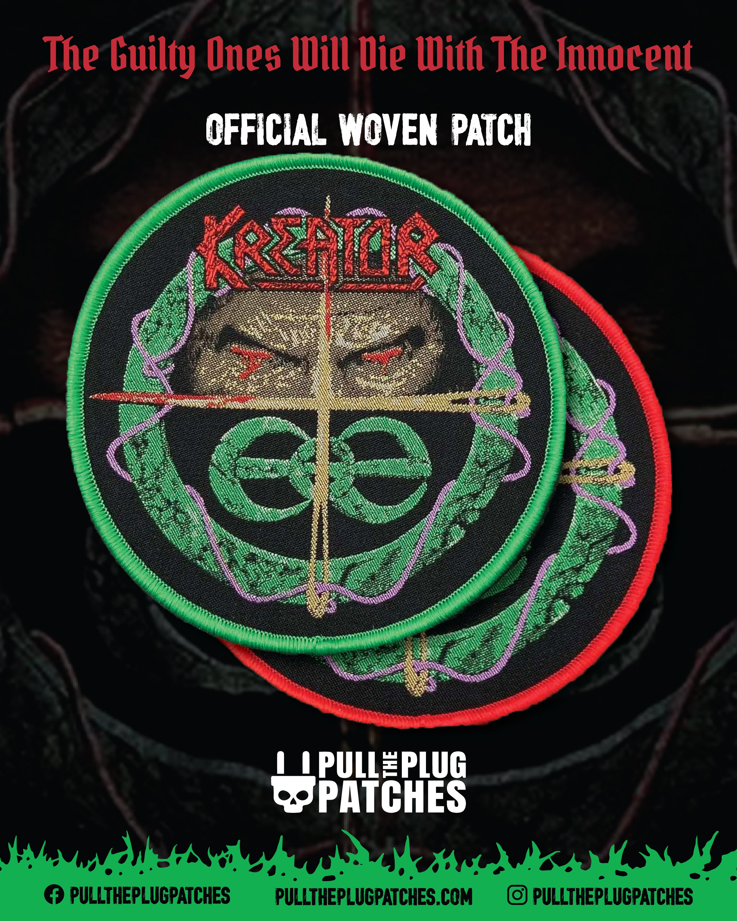 Kreator - When The Sun Burns Red - Patch – Pull The Plug Patches