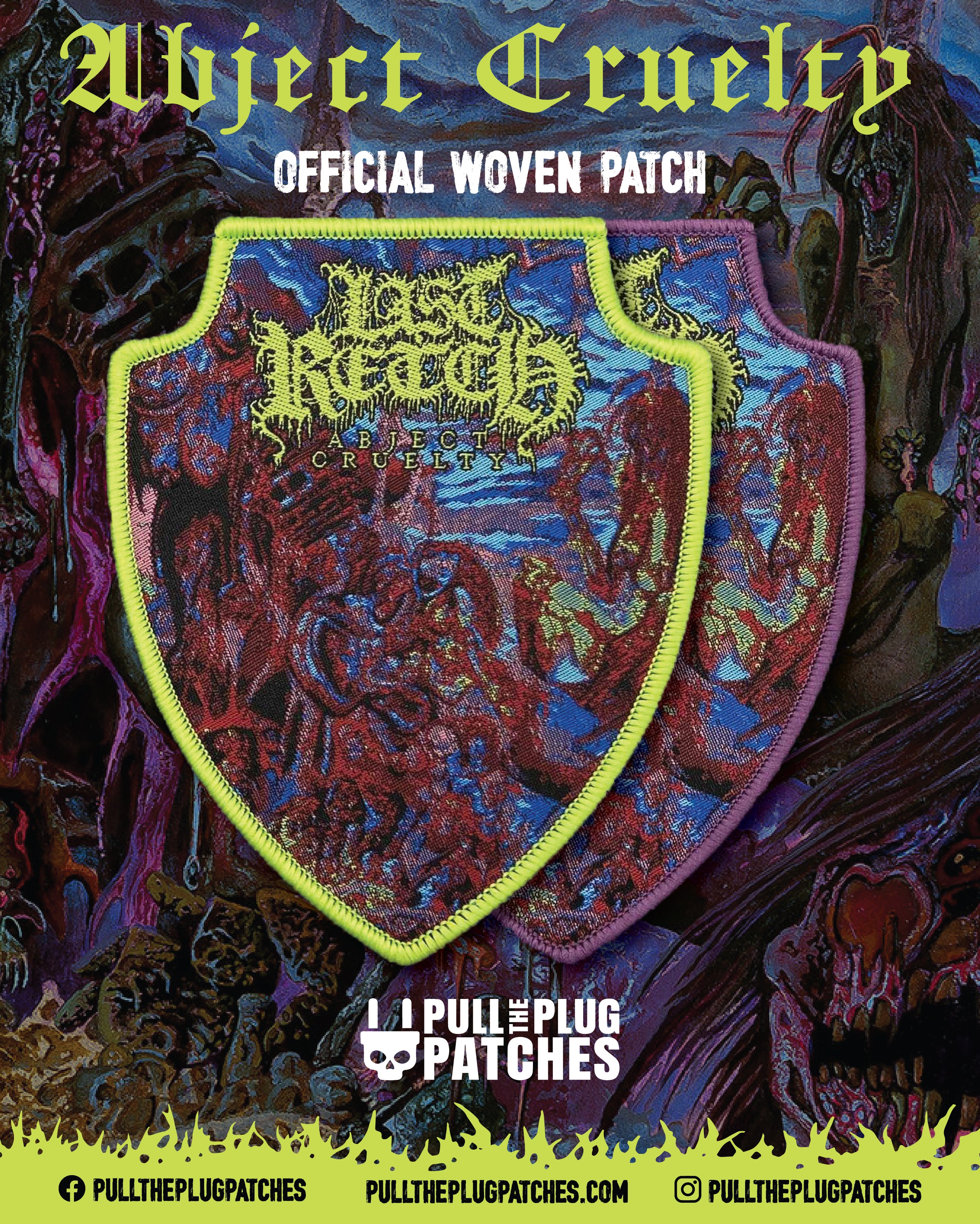 Last Retch Band Logo Last Retch - Abject Cruelty - Patch – Pull The Plug Patches
