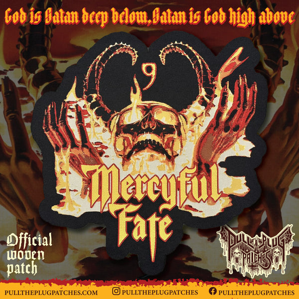Mercyful Fate - 9 - Oversize Patch – Pull The Plug Patches