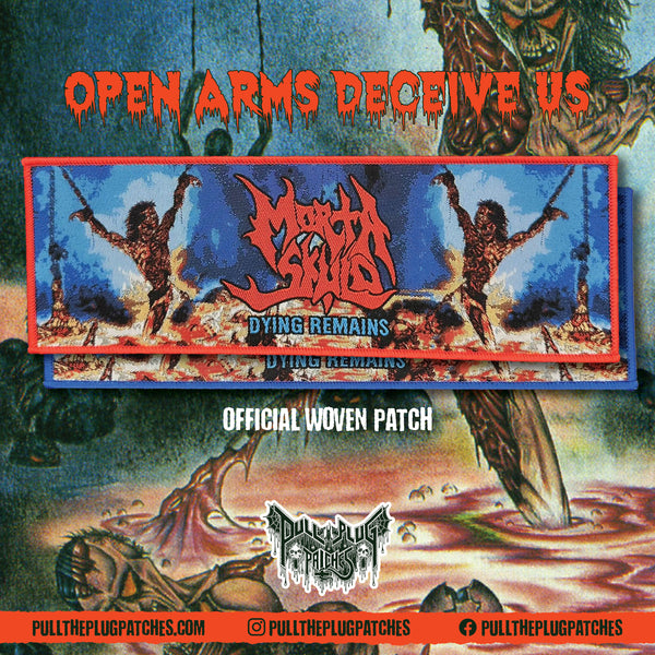 Morta Skuld - Dying Remains - Strip Patch – Pull The Plug Patches