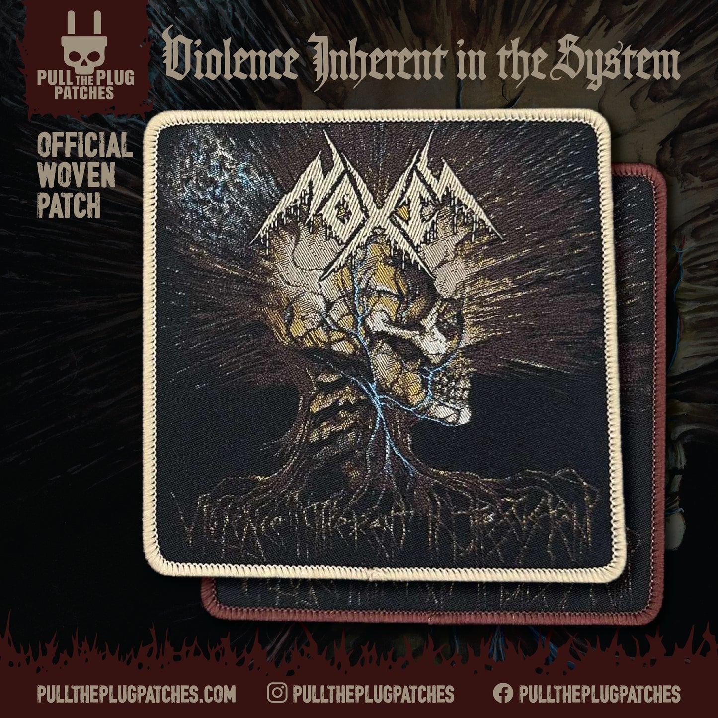 Noxis - Violence Inherent in the System - Patch – Pull The Plug Patches