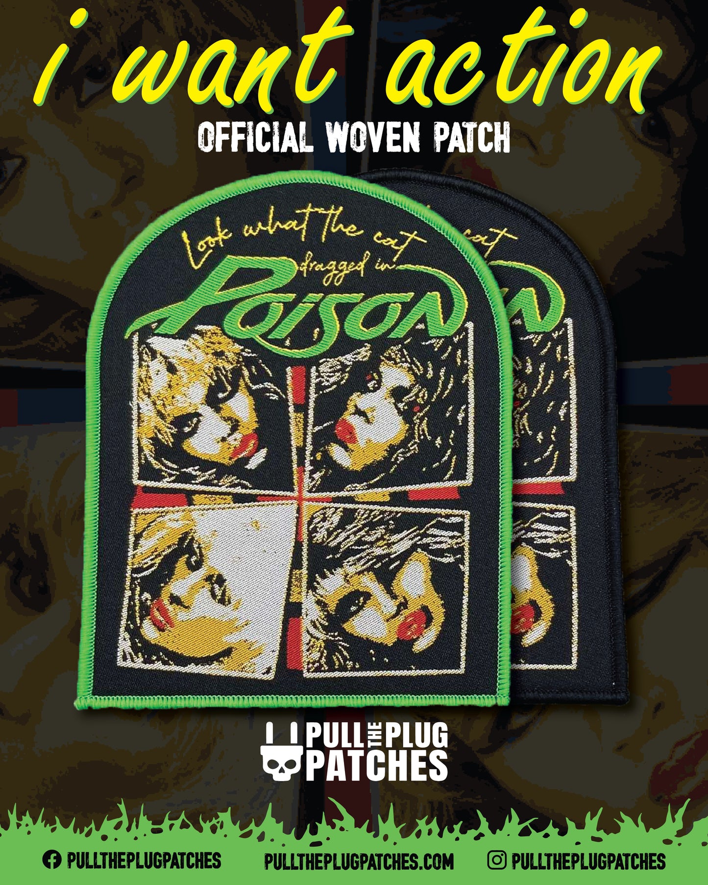 Poison - Look What The Cat Dragged In - Patch