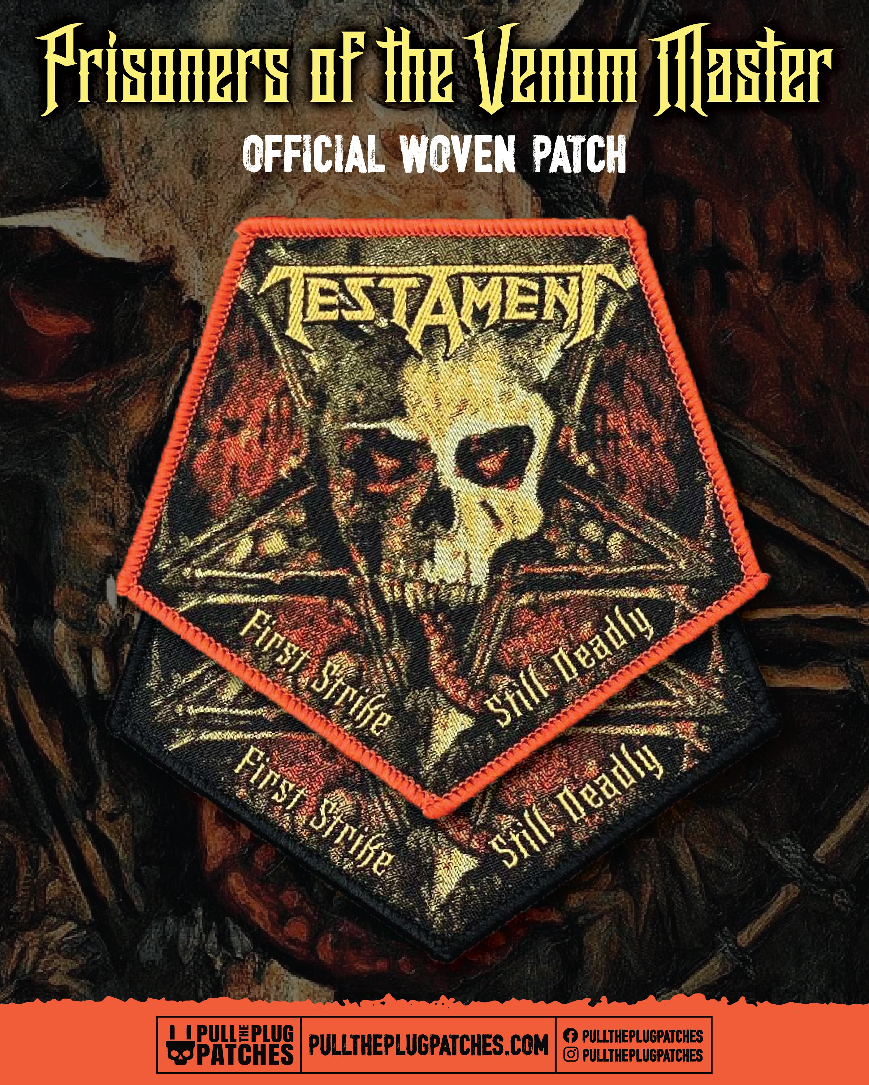 【Somireyu様用】TESTAMENT / First Strike Sti Testament - First Strike Still Deadly - Patch – Pull The Plug Patches
