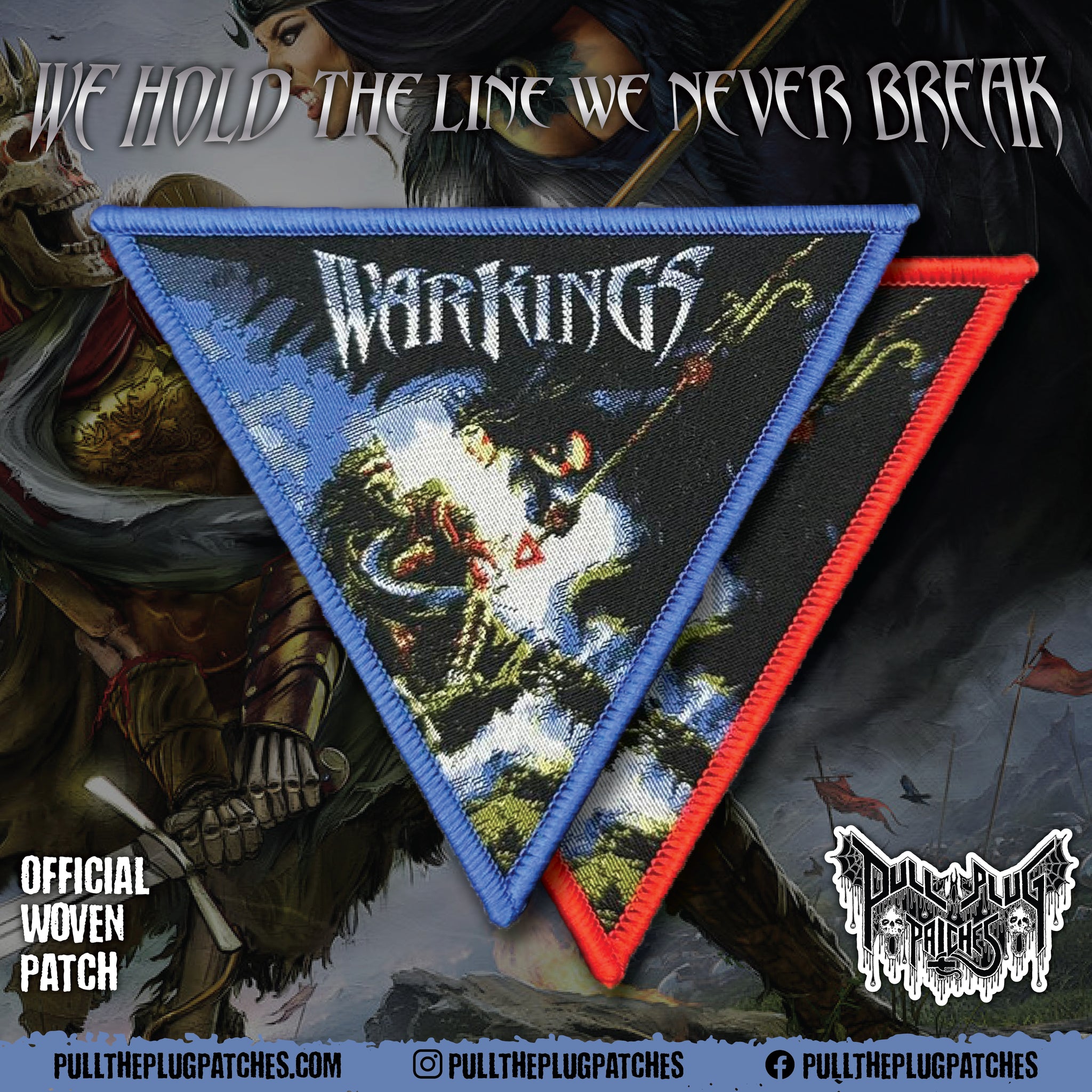 Warkings Pull The Plug Patches Warkings pull the plug patches