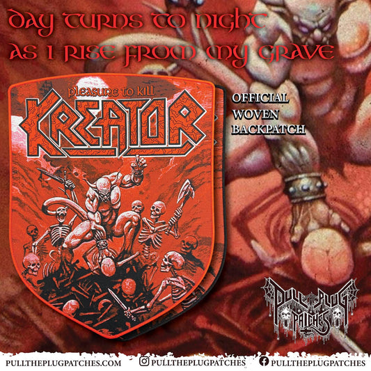 Kreator - Pleasure To Kill - Backpatch