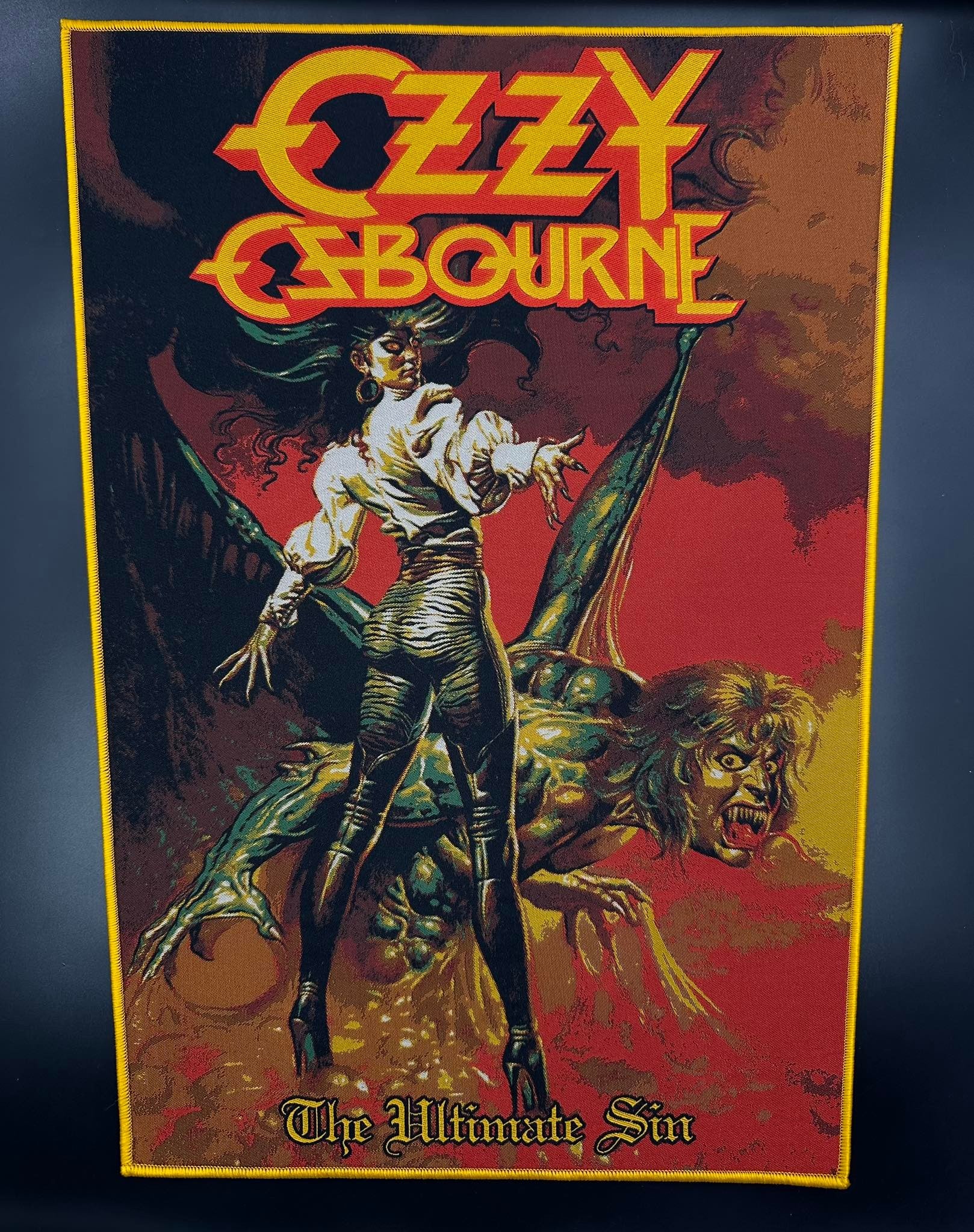 Ozzy Osbourne - The Ultimate Sin - Backpatch – Pull The Plug