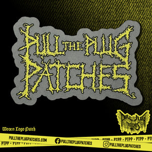 Pull The Plug Patches - Napalm Death Logo Tribute