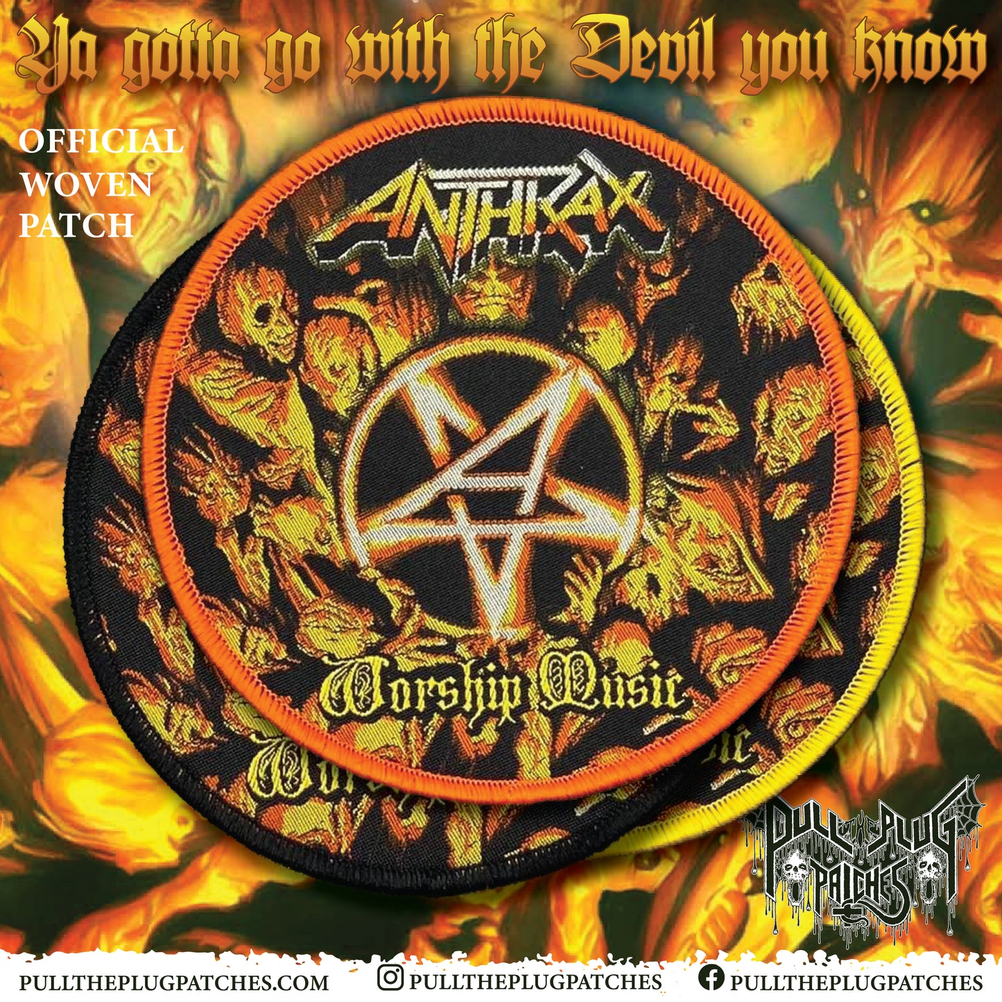 Anthrax - Worship Music - Patch