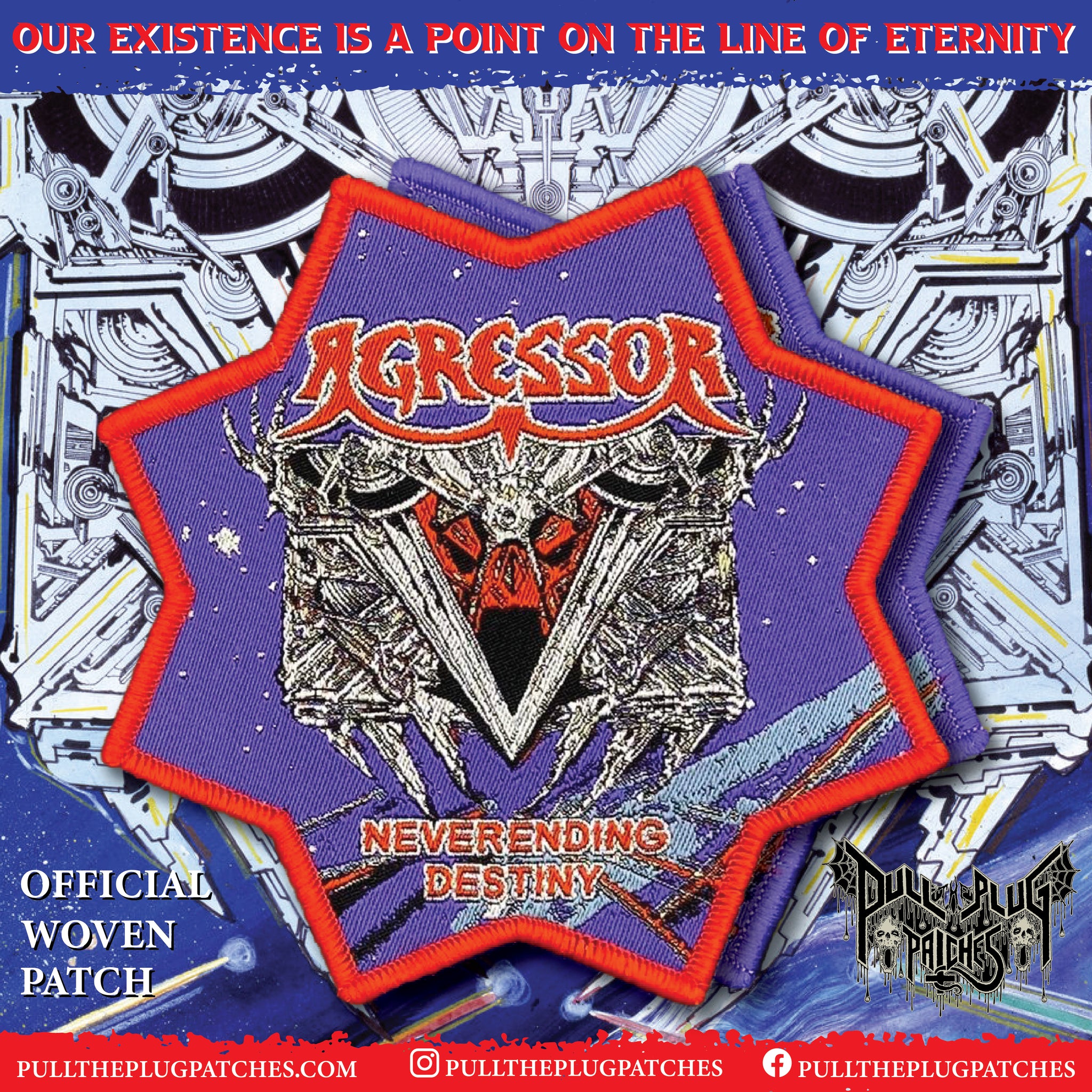 Agressor - Neverending Destiny – Pull The Plug Patches