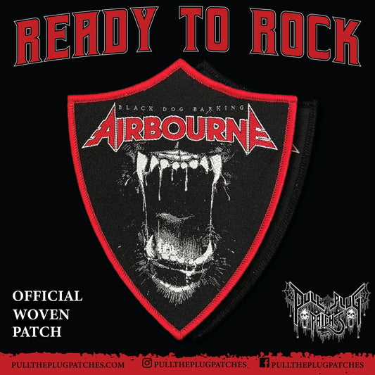 Airbourne - Black Dog Barking - Patch