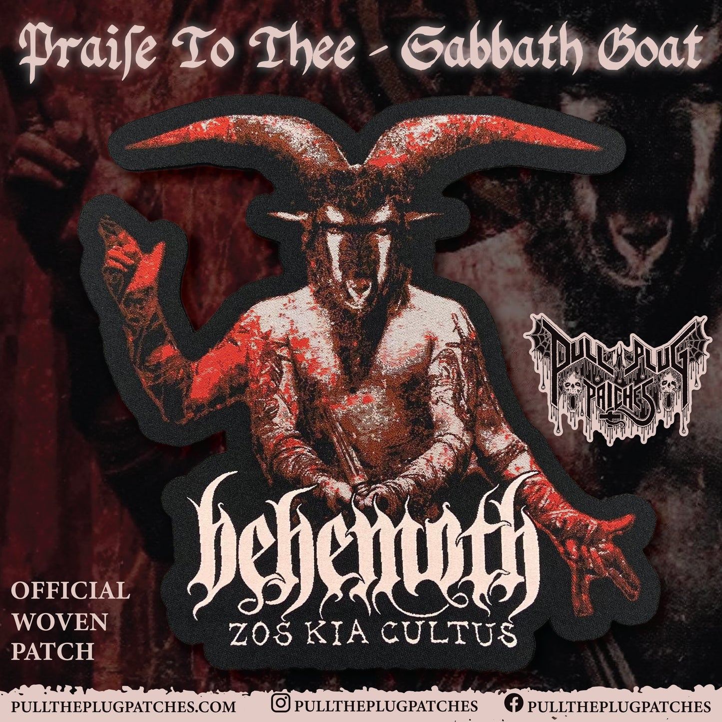 Behemoth - Zos Kia Cultus (Here and Beyond) - Oversize Patch