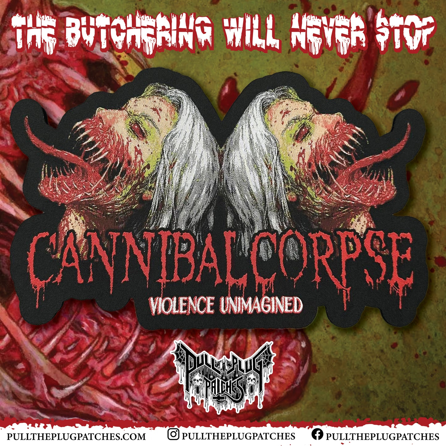 Cannibal Corpse - Violence Unimagined - Oversized Patch