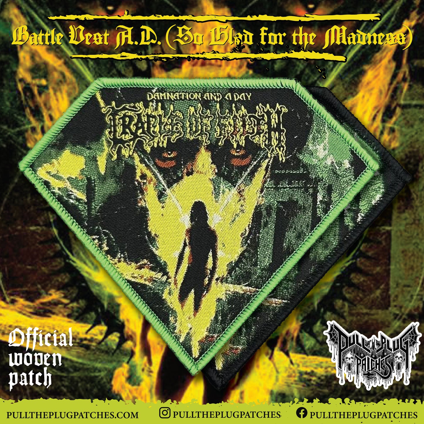 Cradle Of Filth - Damnation And A Day - Patch