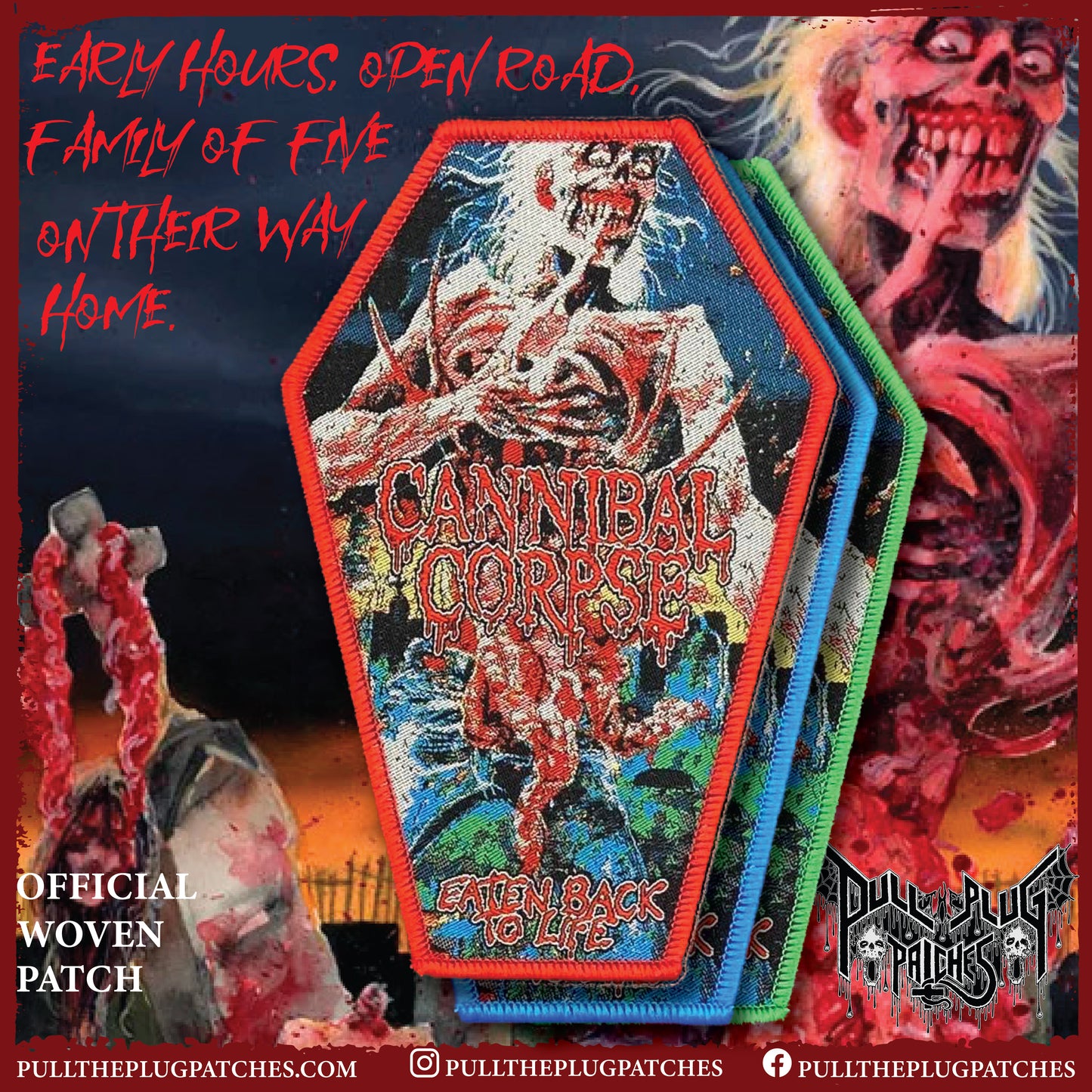Cannibal Corpse - Eaten Back To Life - Patch