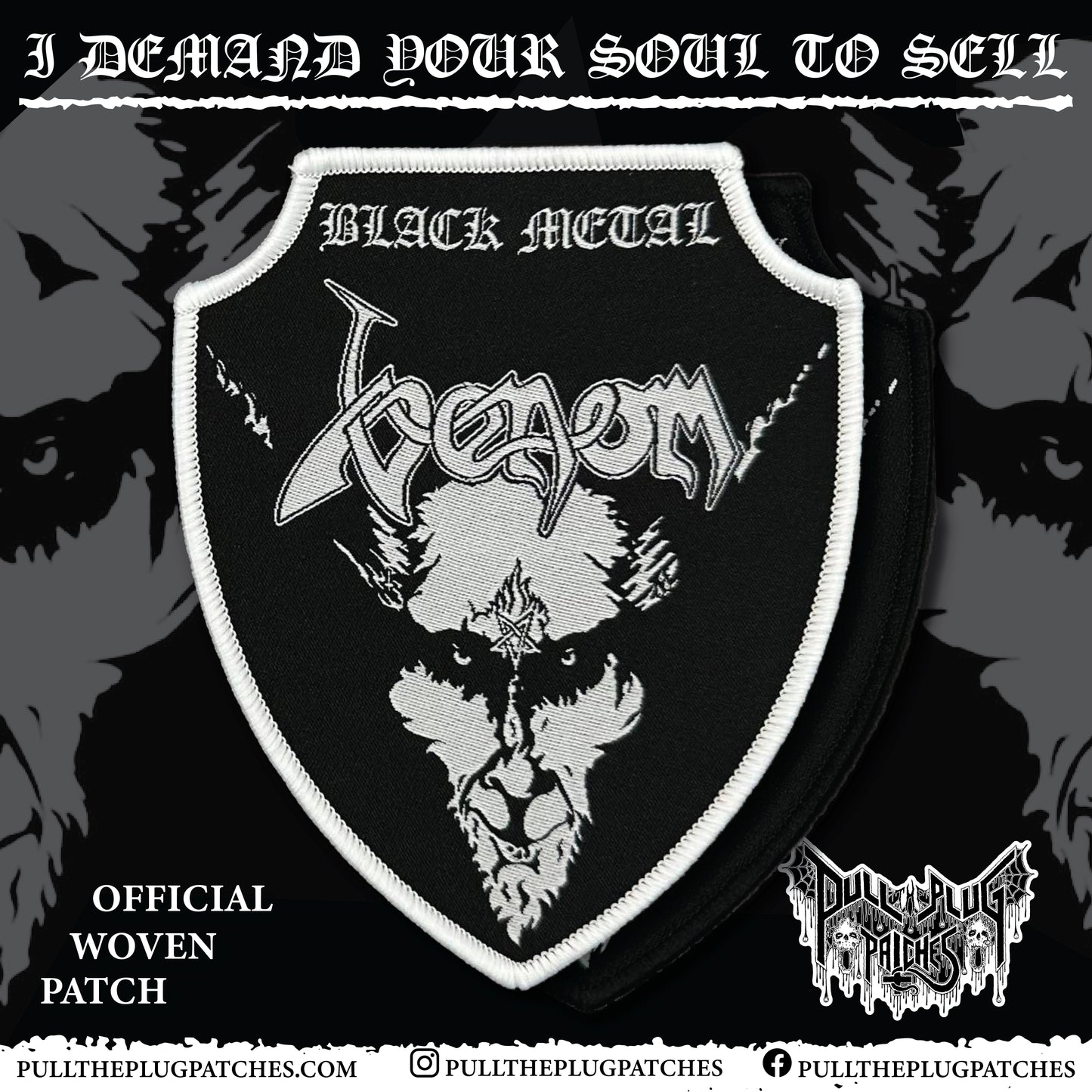 Venom - Black Metal - Patch