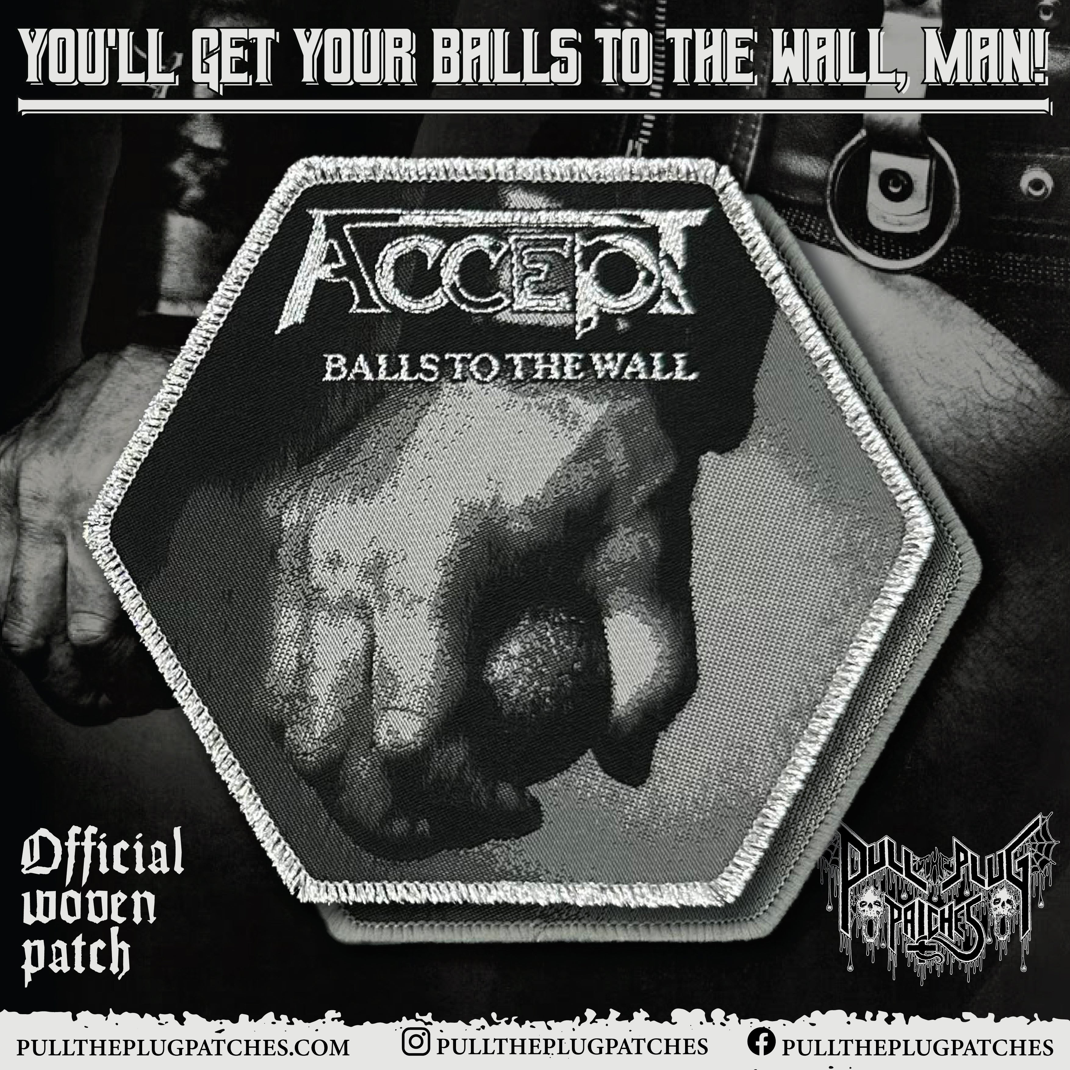 Accept - Balls To The Wall - Patch – Pull The Plug Patches