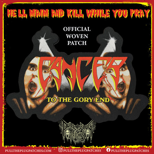 Cancer - To The Gory End - Oversize Patch
