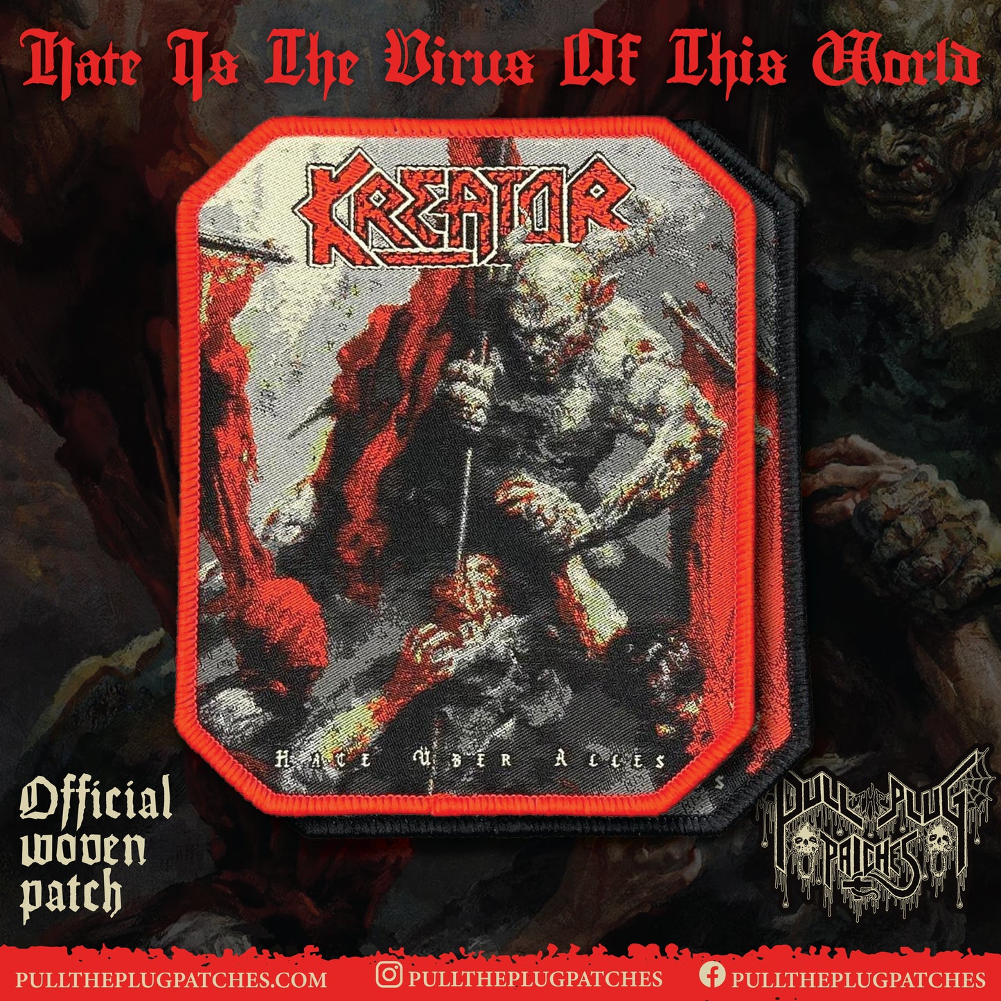 Kreator - Hate Über Alles - Patch