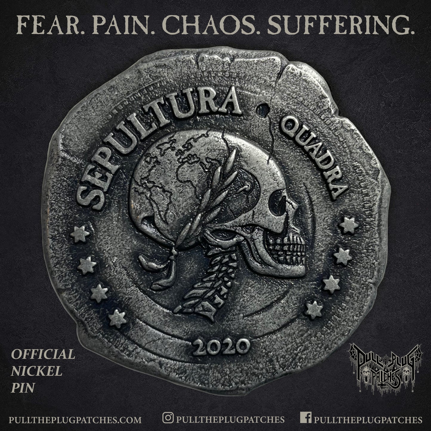 Sepultura - Quadra - Metal Pin